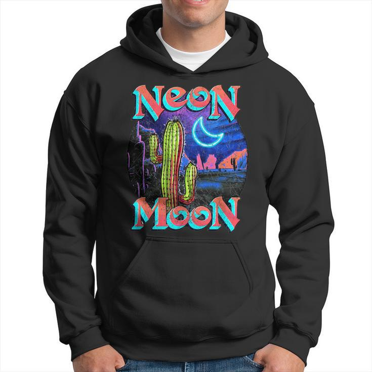 Neon Moon Retro Western Hoodie