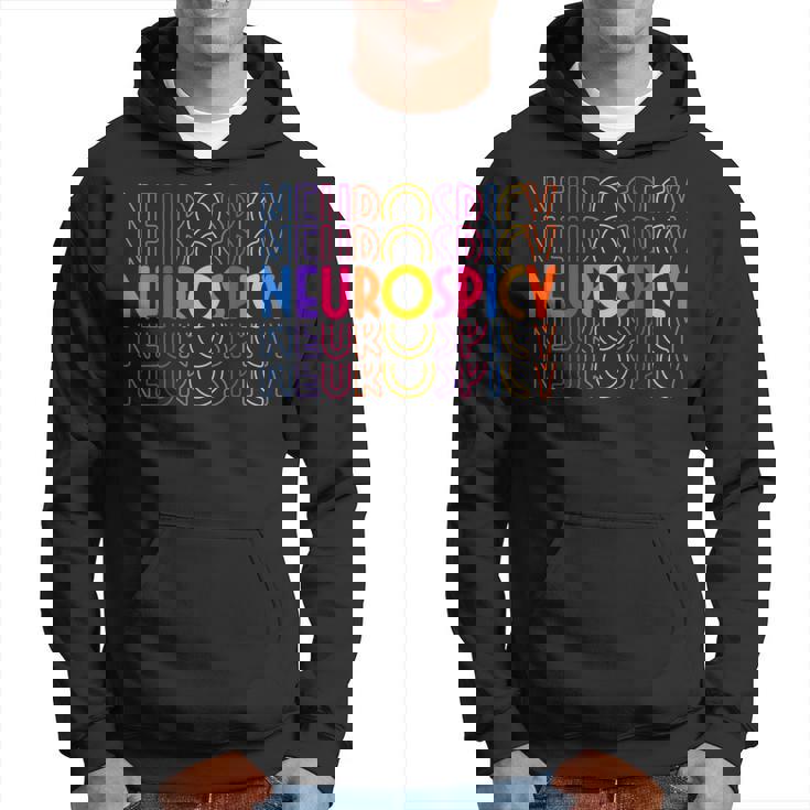 Neurospicy Neurodiversity Brain Autism Awareness Adhd Hoodie