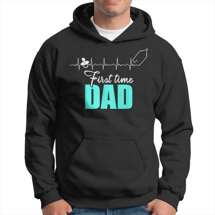 New First Time Dad To Be Heartbeat Daddy Hoodie