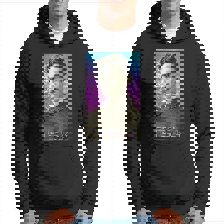Nikola Tesla Inspiradora De Ciencia Y Electricidad Sudadera