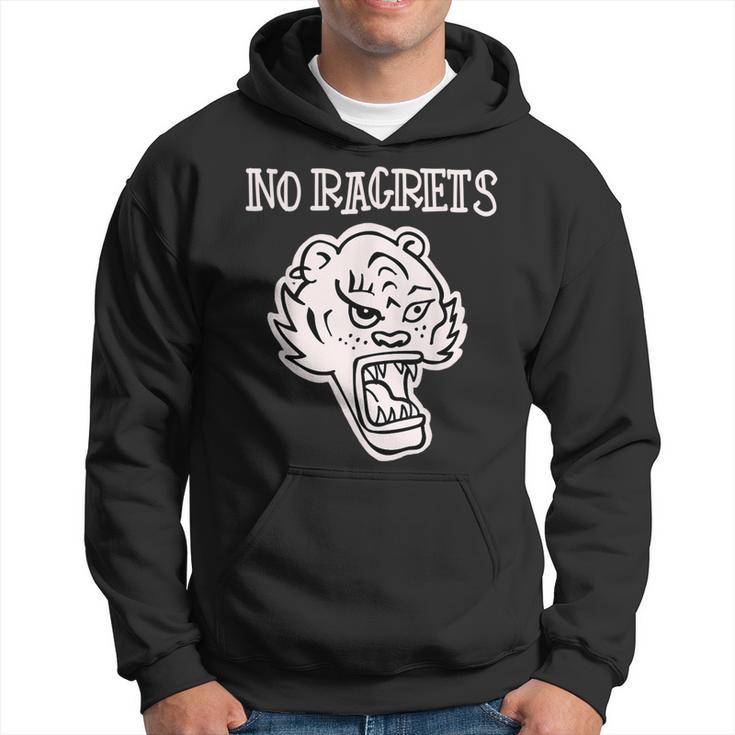 No Regrets Ragrets Sucky Panther Tiger Tat Hoodie