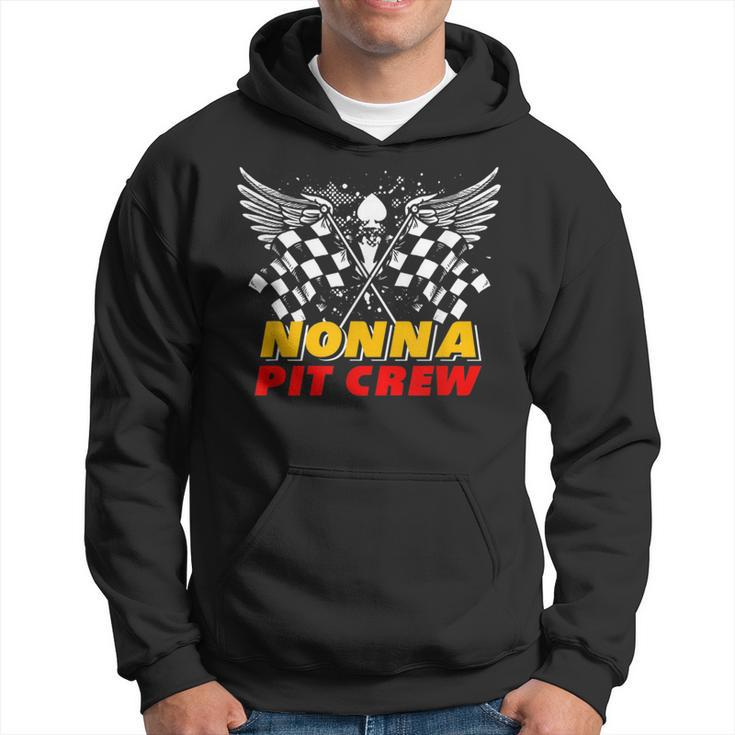Nonna Pit Crew Race Car Birthday Party Matching Family Hoodie