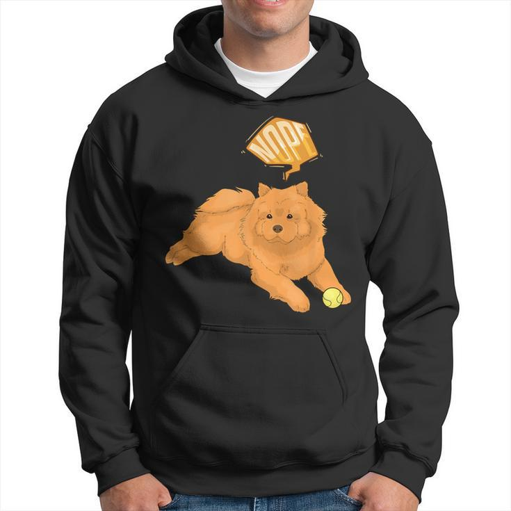 Nope Lazy Chow Chow Chow Chow Dog Hoodie