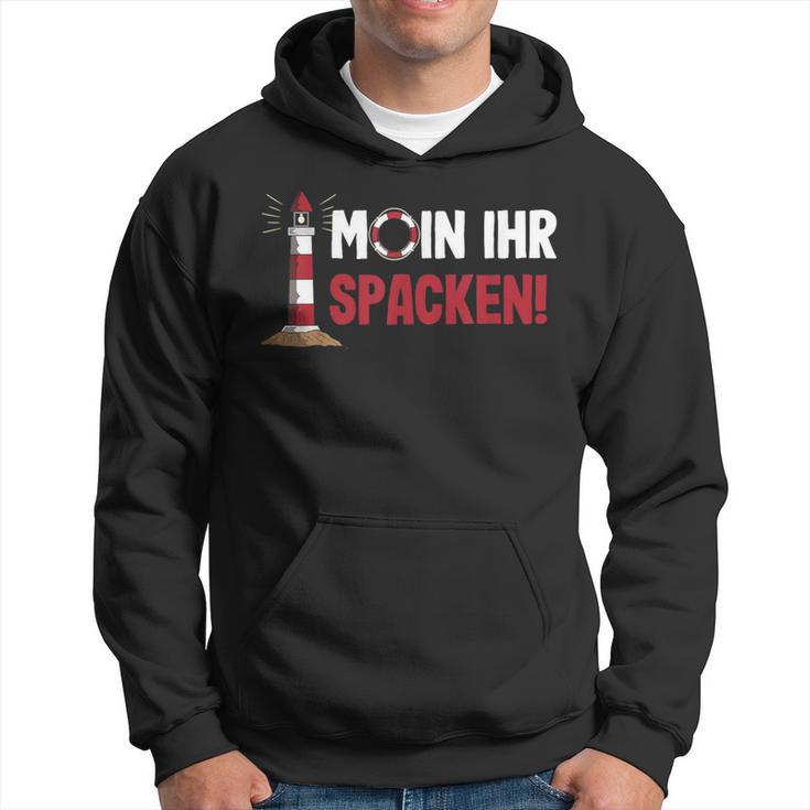 Norddeutsch Moin Ihr Spacken Flat German Kapuzenpullover