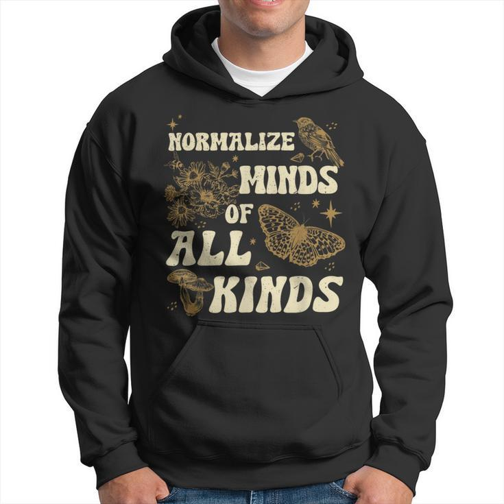 Normalize Minds Of All Kinds Neurodiversity Autism Awareness Hoodie