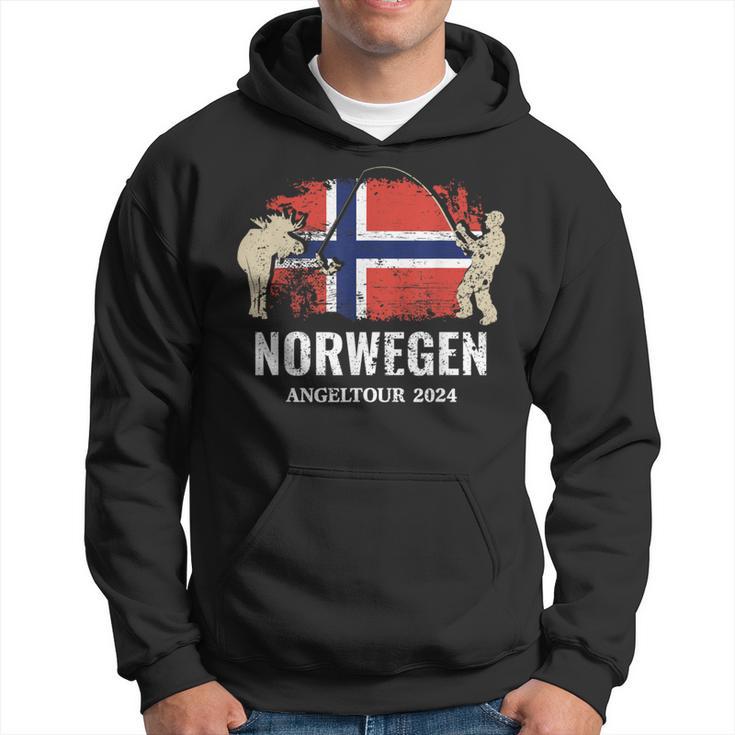 Norwegen Angeln 2024 Angler Norwegen Angeln Kapuzenpullover