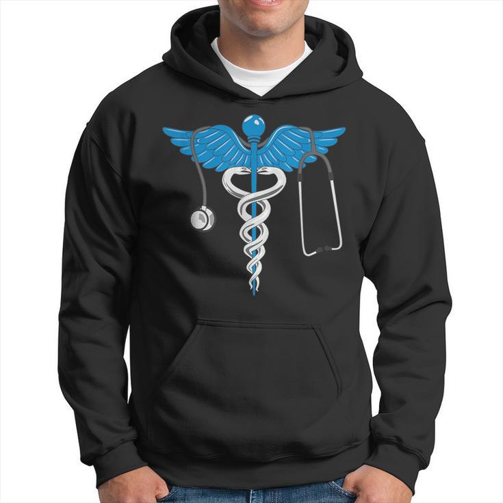 Nurse Caduceus Medical Symbol Nursing Hoodie