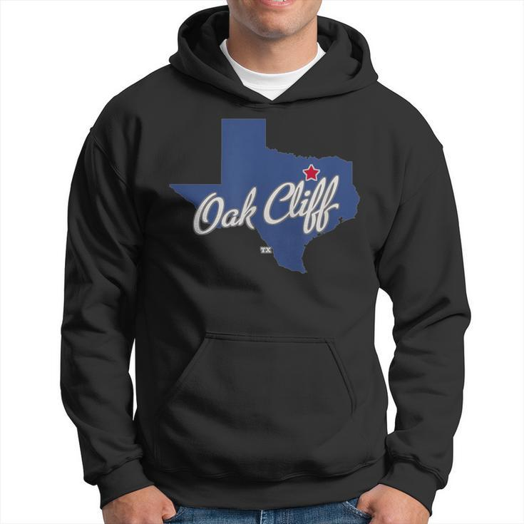 Oak Cliff Texas Tx Map Hoodie
