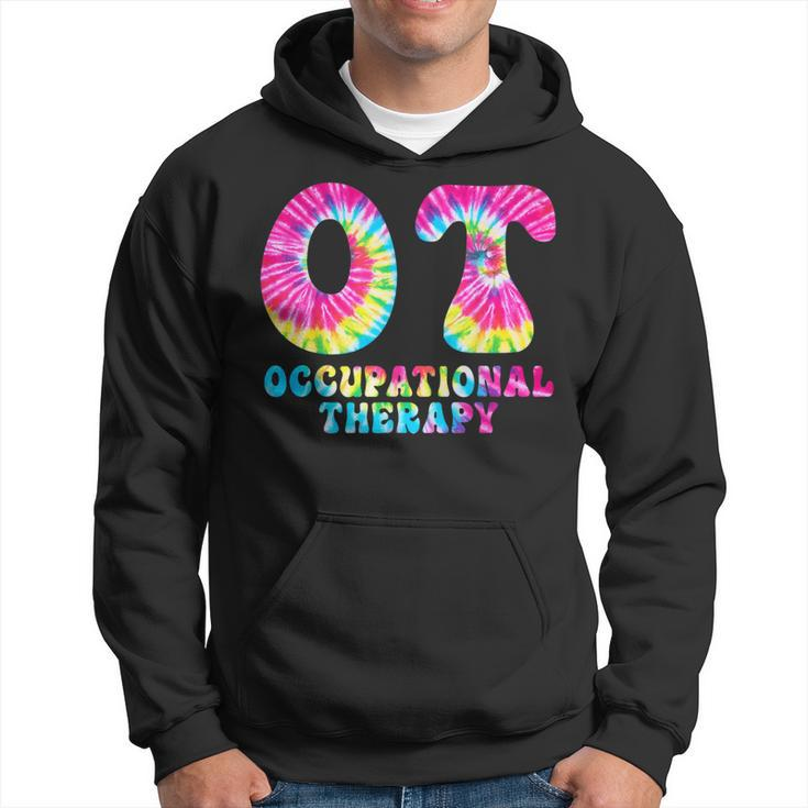 Occupational Therapy Ot Month Therapist Tie Dye Hoodie