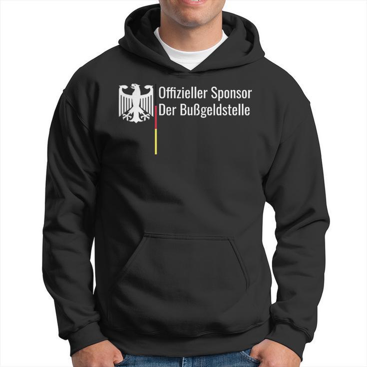 Offizieller Sponsor Der Bußgeldstelle Lustig Spaß Deutschen Kapuzenpullover