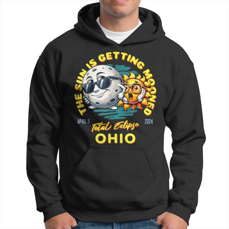Ohio Solar Eclipse Apr 8 2024 Sun Is Getting Mooned Hoodie