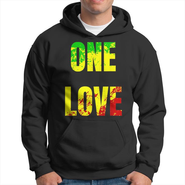 One Love Rastafari Colors For Peace & Reggae Lover Hoodie