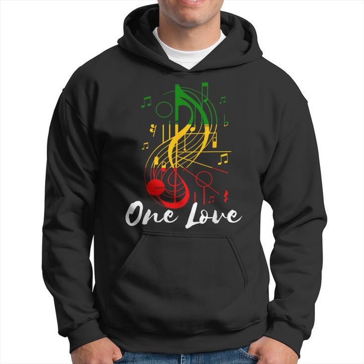 One Love Rastafarian Reggae Music Rastafari Roots Reggae Hoodie