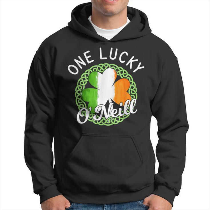One Lucky O'neill Irish Family Name Hoodie