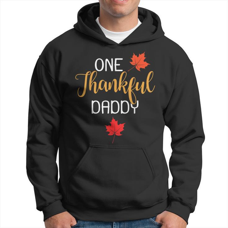 One Thankful Daddy Thanksgiving Day Family Matching Hoodie