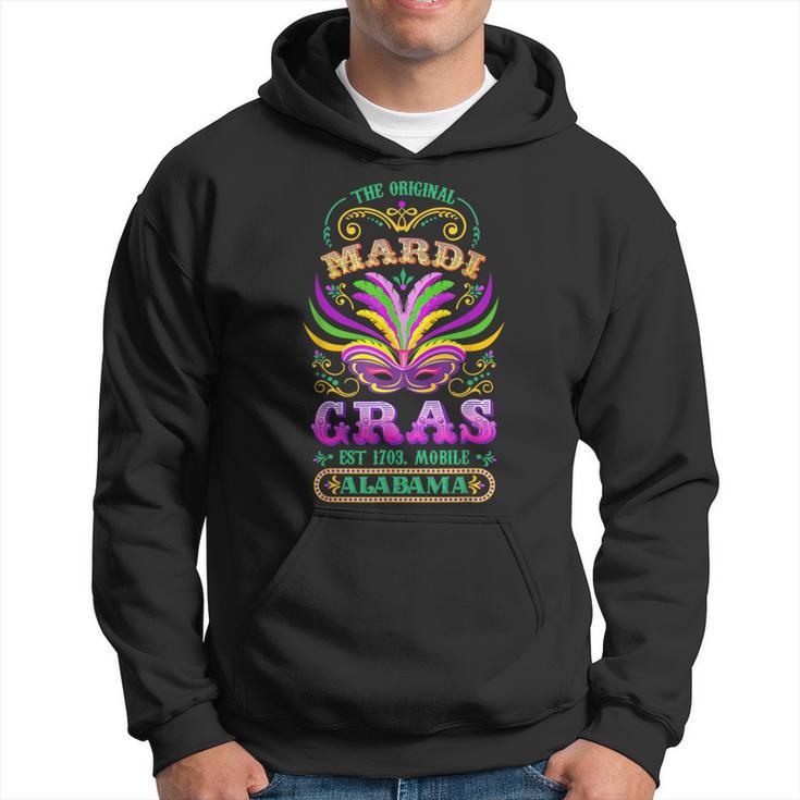 The Original Mardi Gras Mobile Alabama 1703 Hoodie