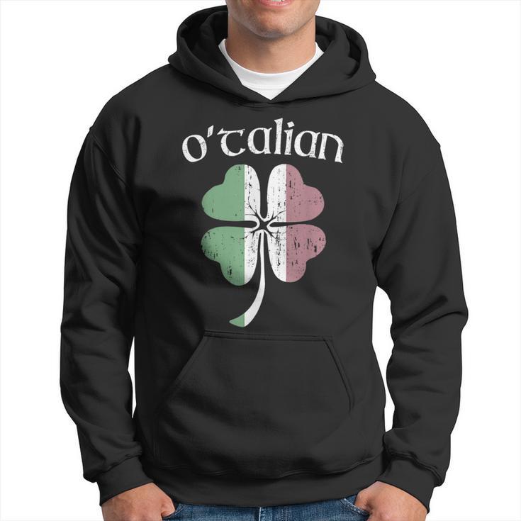 O'talian Half Irish Italian Flag Heritage St Patrick's Day Hoodie