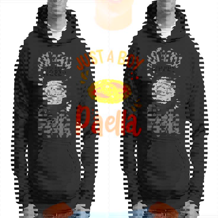 Paella Just A Boy Who Loves Paella Cocina Española Chicos Sudadera