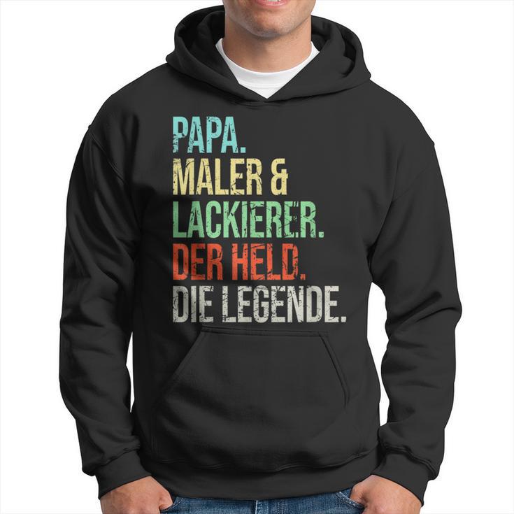 Painter And Painter Dad Legend Fatherintage Kapuzenpullover