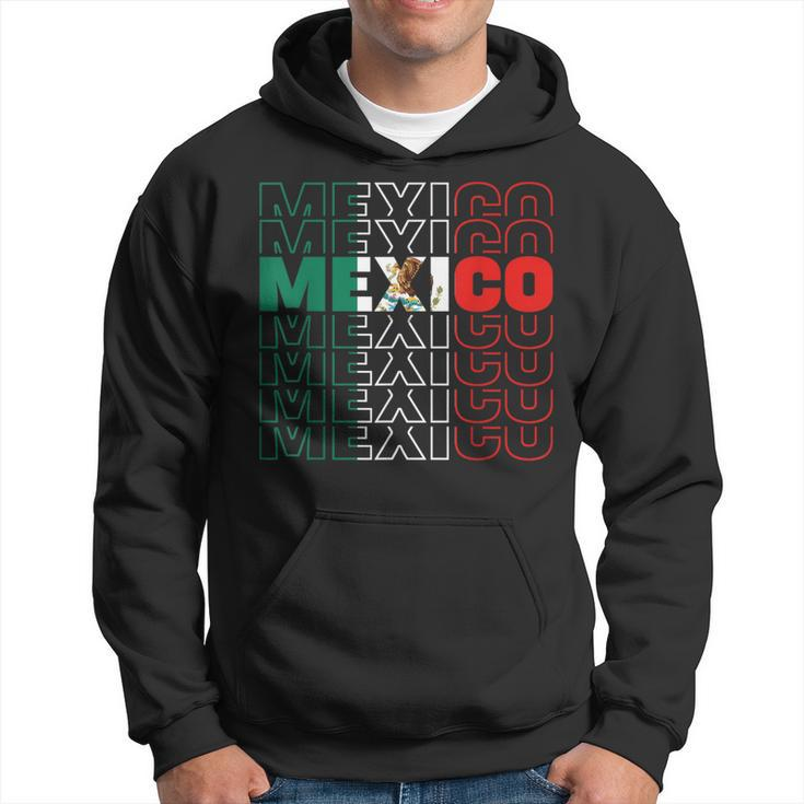 Hispanic Heritage Mexico Flag Proud Mexican Roots Pride Hoodie