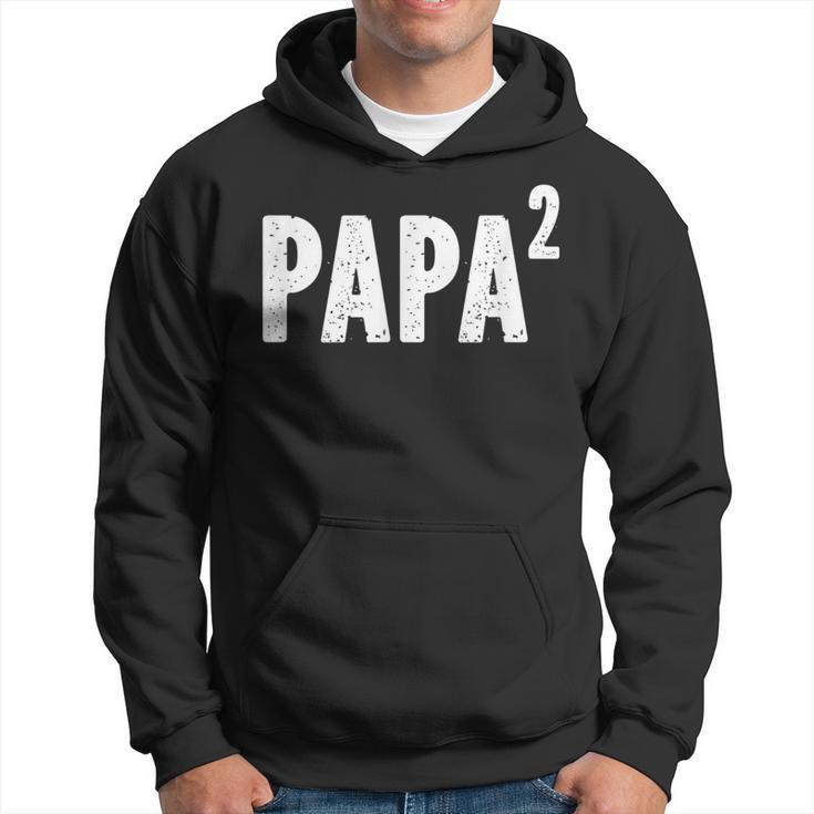 Papa 2 Papa Squared For Grandpa From Granddaughter Grandson Hoodie