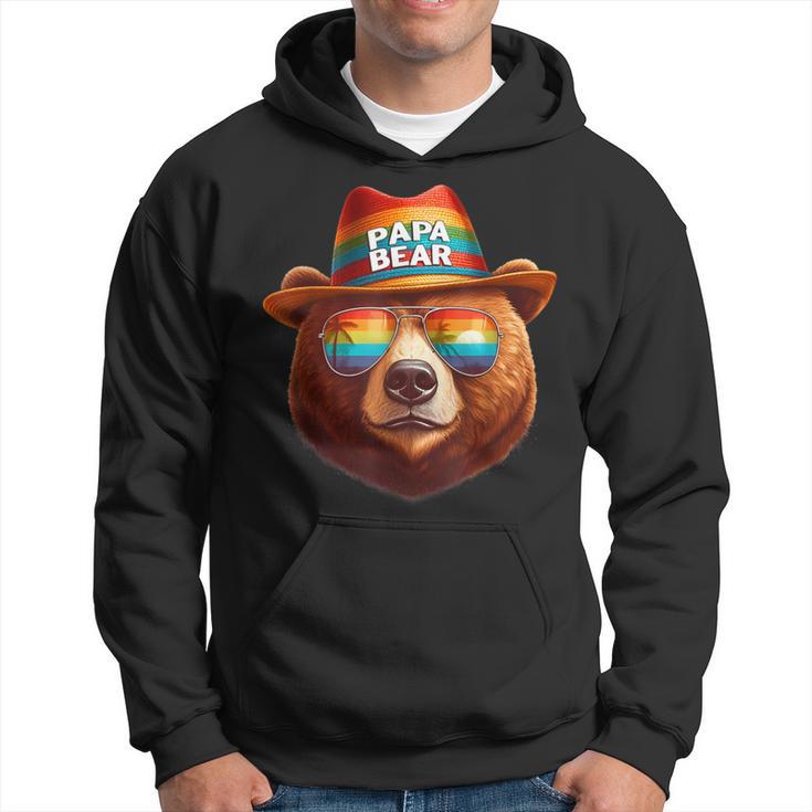 Papa Bear Papa Bearatertagsgeschenk Für Papa Spruch Lustig Kapuzenpullover