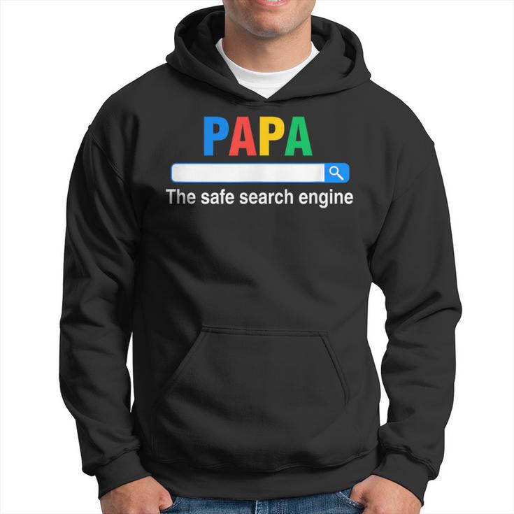 Papa Die Sichere Suchmaschine Lustigeratertag Kapuzenpullover