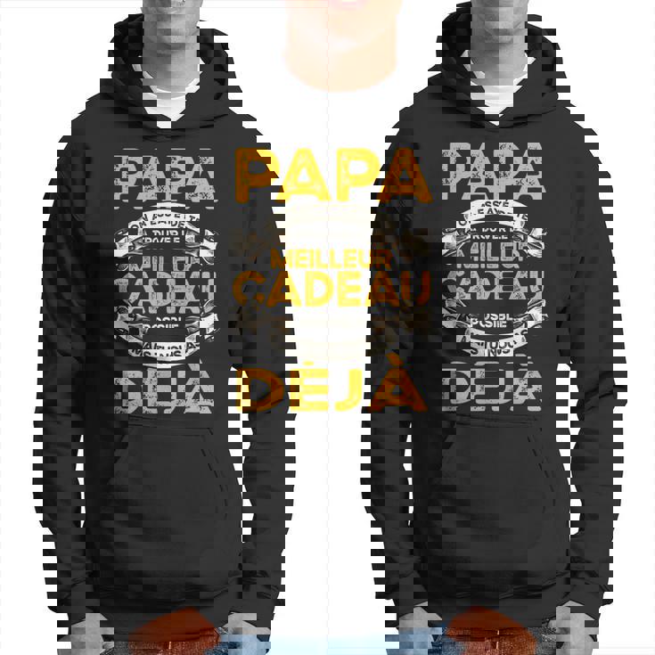 Papa Fête Des Pères Cadeau Homme Cadeau Papa Manche Longue Sweat à capuche