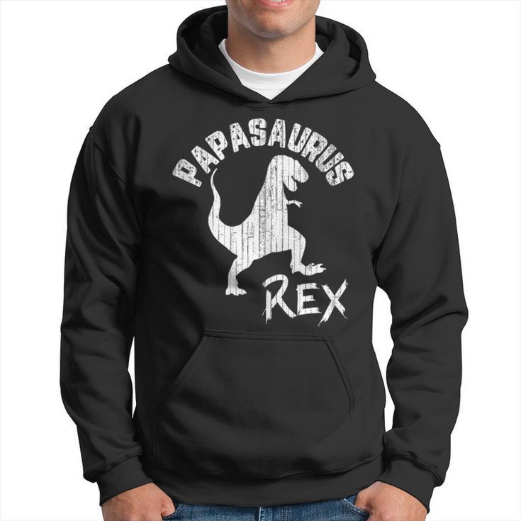 Papasaurus Rex Papa Dinosaurier Lustigesatertagsgeschenk Kapuzenpullover