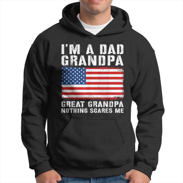 Patriotic American Flag Dad Grandpa Great Grandpa Graphic Hoodie