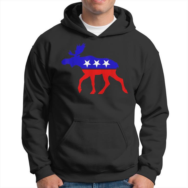 Patriotic Bull Moose Party Progressive Democrat Hoodie