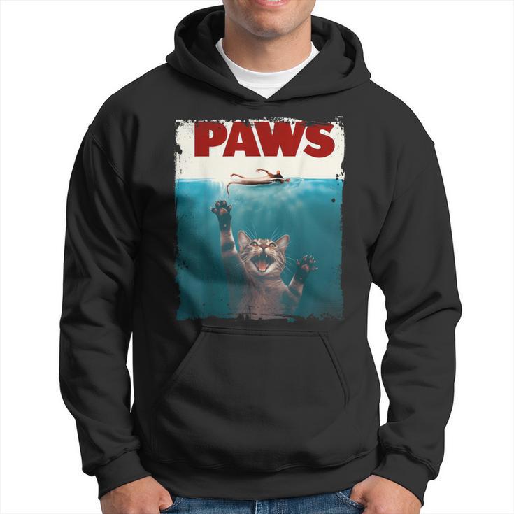 Paws Kitten Meow Parody Cat Lover Cute Cat Hoodie