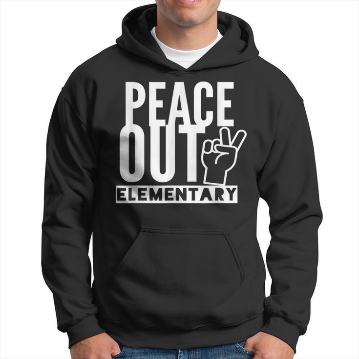 Peace Out Elementary School Off To Middle School Hoodie