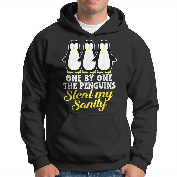 Penguin One By One The Penguins Steal My Sanity Hoodie