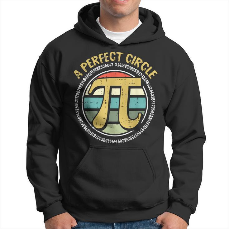 Perfect Circle Pi Day Retro Math Symbols Number Teacher Hoodie