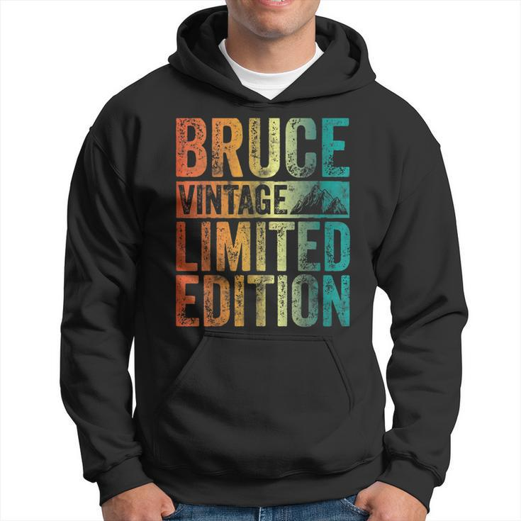 Personalized Name Bruce Vintage Limited Edition Hoodie