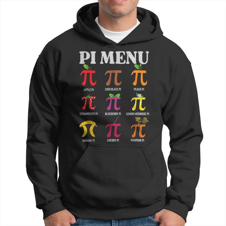 Pi Day Menu Math Lover Geek Pi Day 3 14 Science Teacher Hoodie