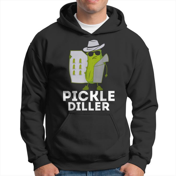 Pickle Diller Dill Pickle Pun Pickle Lover Cucumber Hoodie