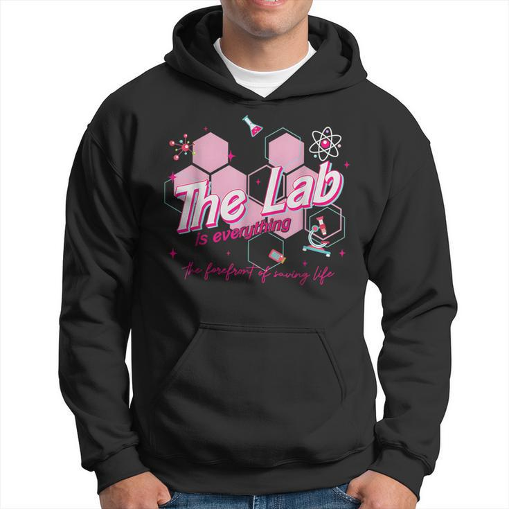 Pink Retro Lab Week 2024 Medical Lab Science Hoodie