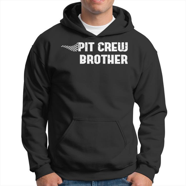Pit Crew Brother Racing Car Family Matching Birthday Party Hoodie