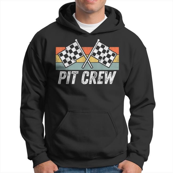Pit Crew Costume For Race Car Parties Vintage Hoodie