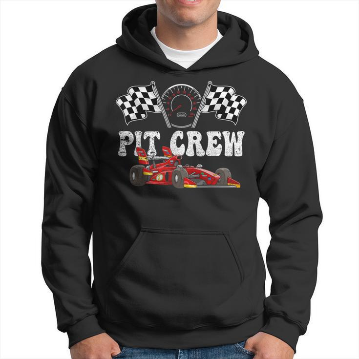 Pit Crew Race Car Hosting Parties Racing Family Themed Hoodie