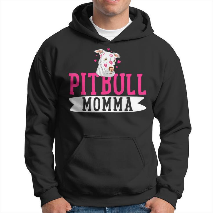 Pitbull Momma Pit Bull Terrier Dog Pibble Owner Mother's Day Hoodie
