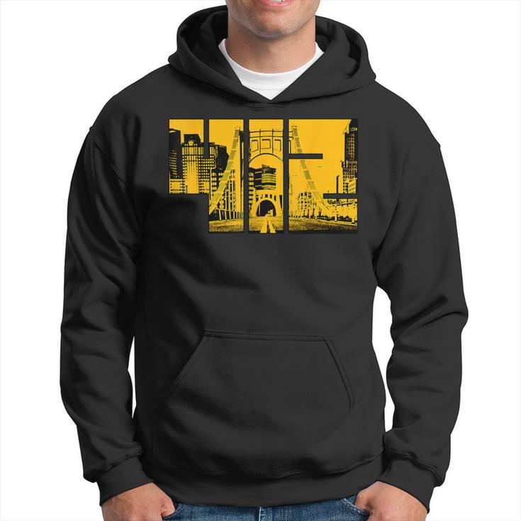 Pittsburgh 412 Sl City Skyline Pennsylvania Home Pride Hoodie