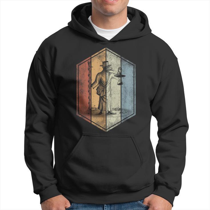 Plague Doctor Retro Vintage Style Hoodie