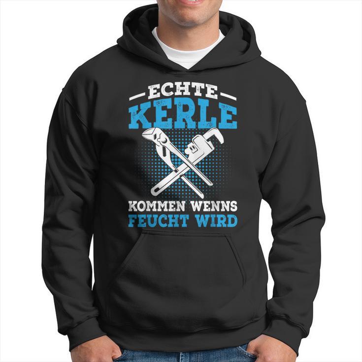 Plumber Slogan Wet Installer Hoodie