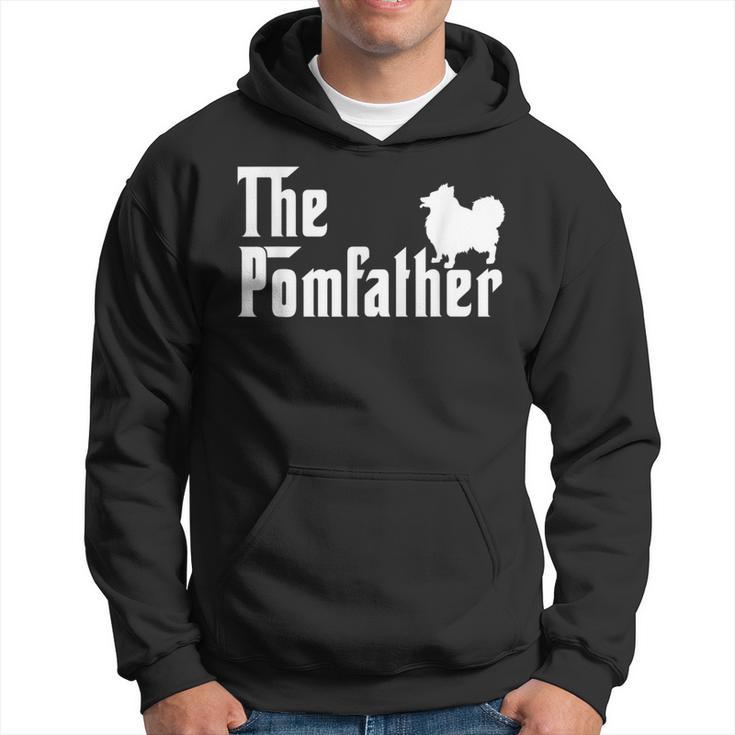 The Pom Father Pomeranian Dog Lover Dad Fathers Day Hoodie