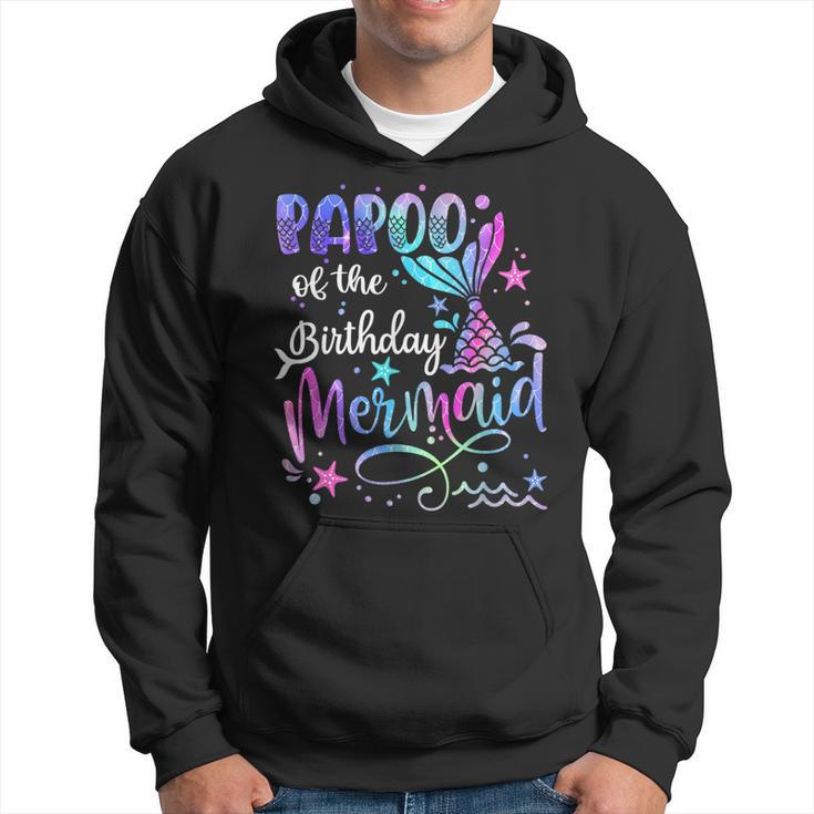 Popoo Of The Birthday Mermaid Matching Family Father's Day Hoodie