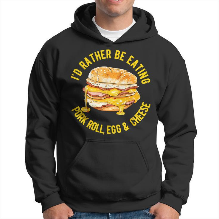 Pork Roll Egg And Cheese New Jersey Pride Nj Foodie Lover Hoodie