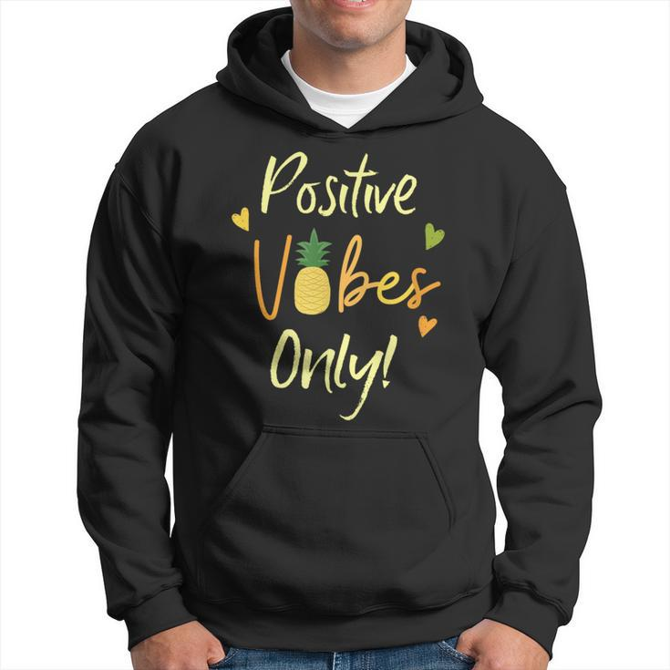 Positive Vibe Only Transfer Day Infertility Ivf Pineapple Hoodie